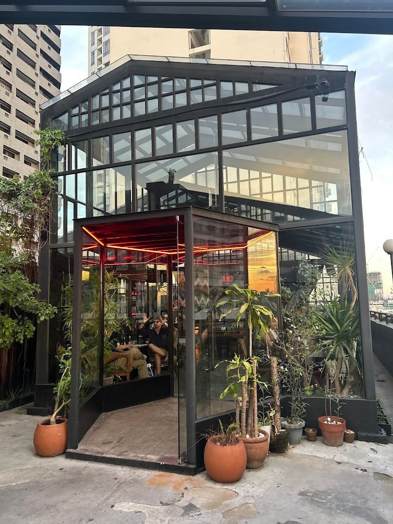 Seltsam glass house exterior on the rooftop of Gervacia Hotel